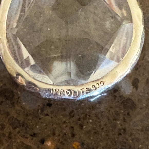 IPPOLITA Large rock candy Crystal clear quartz Teardrop Earrings $595 ~ 1.73” - Picture 4 of 5